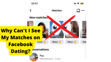 why cant i see my matches