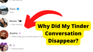 why did my tinder conversation disappeared