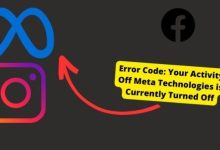 Your Activity Off Meta Technologies is Currently Turned Off