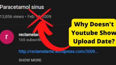 youtube doesnt show upload date